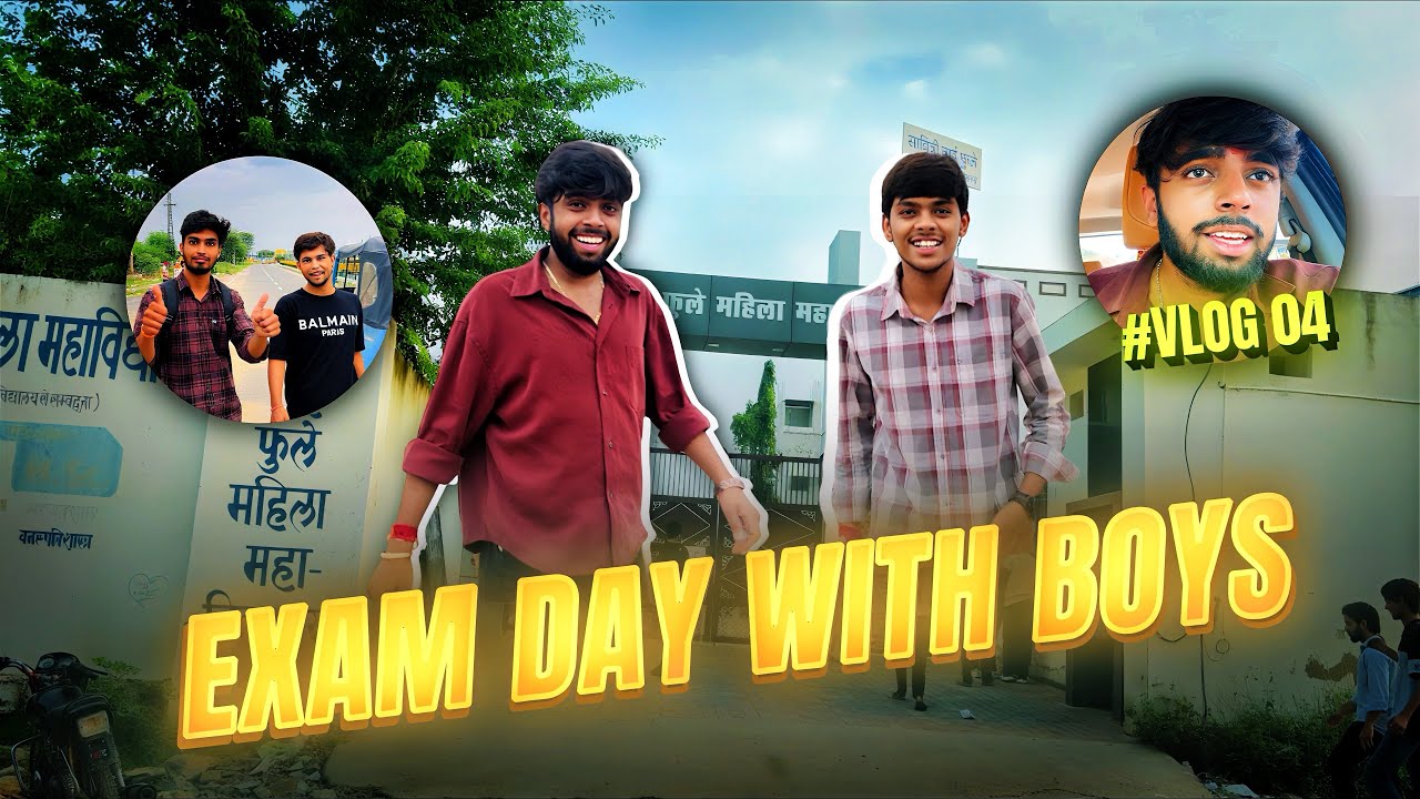 Exam Day With Boys 😂 - Aaditya Ghasoliya 