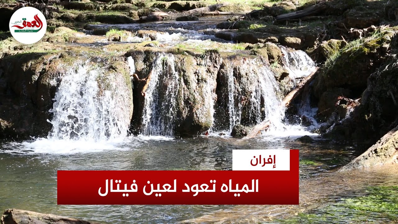 بعد جفافها لسنوات بسبب ندرة المياه.. الأمطار الأخيرة تعيد الحياة لعين فيتال بإفران