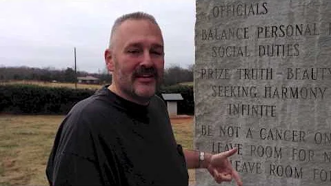 Georgia Guidestones (The 10 Commandments?)
