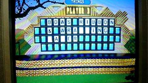 Playstation Wheel of Fortune 2nd Edition Run Game 9 Part 3