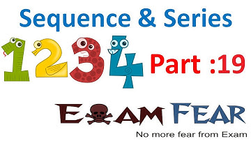 Maths Sequence Series part 19 (Example Geometric arithematic Progression) CBSE class 11 Mathematics