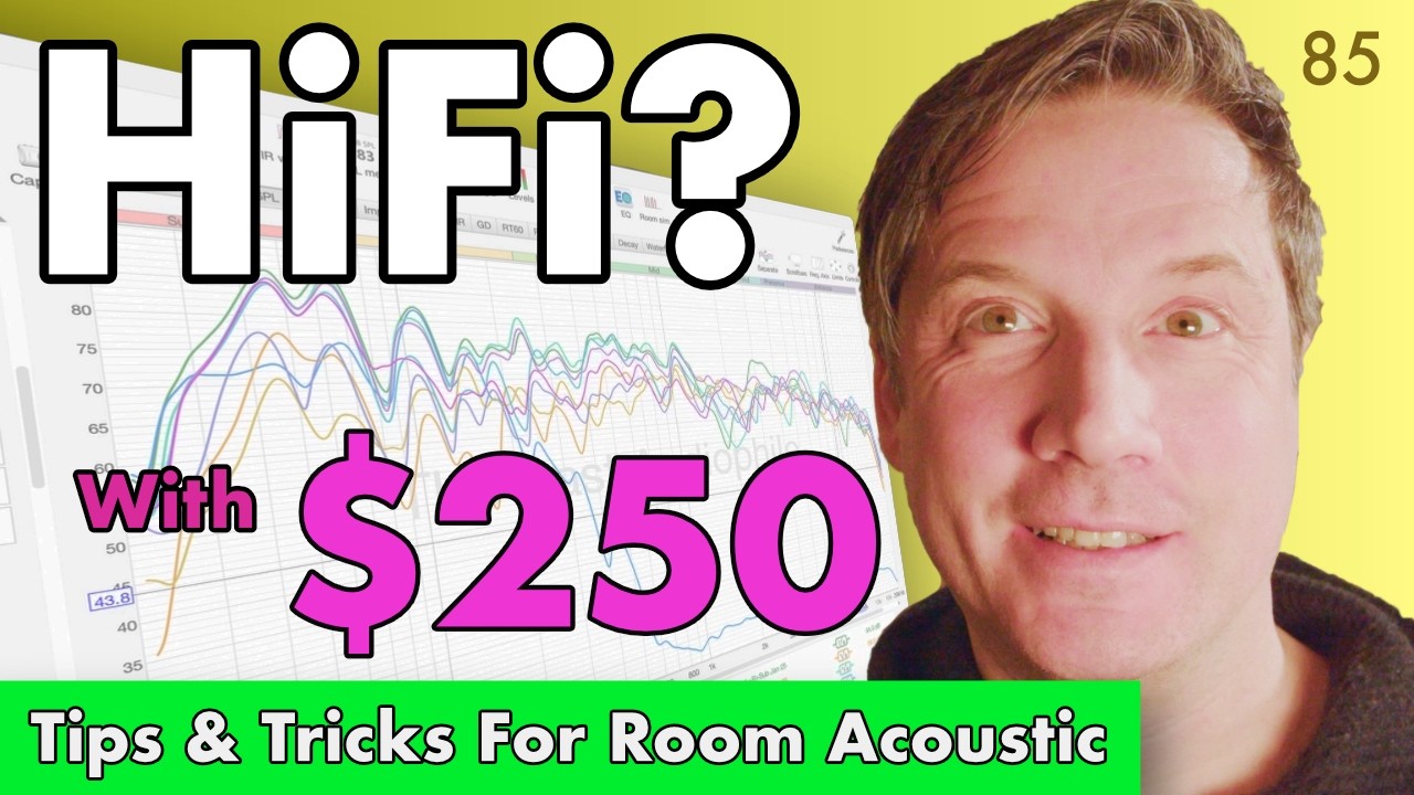 How To Improve Your HiFi system with Room Acoustic? Tips & Tricks for DIY on a Budget - REW - Ep 85