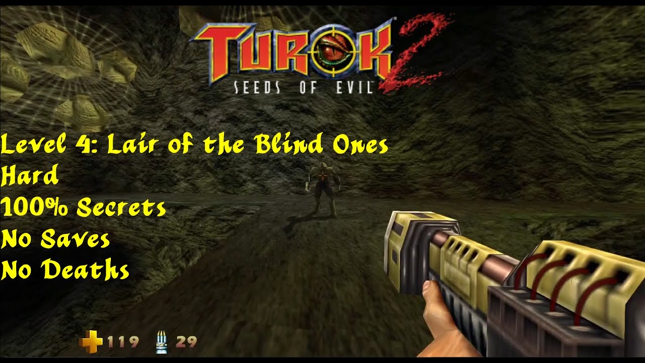 Turok Seeds Of Evil Hd Hard Level Lair Of The Blind