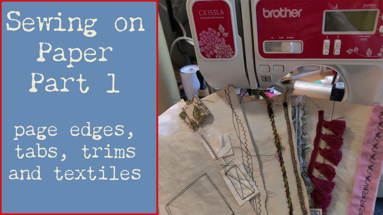 Sewing on Paper, Tips and Tricks Pt. 1 YouTube
