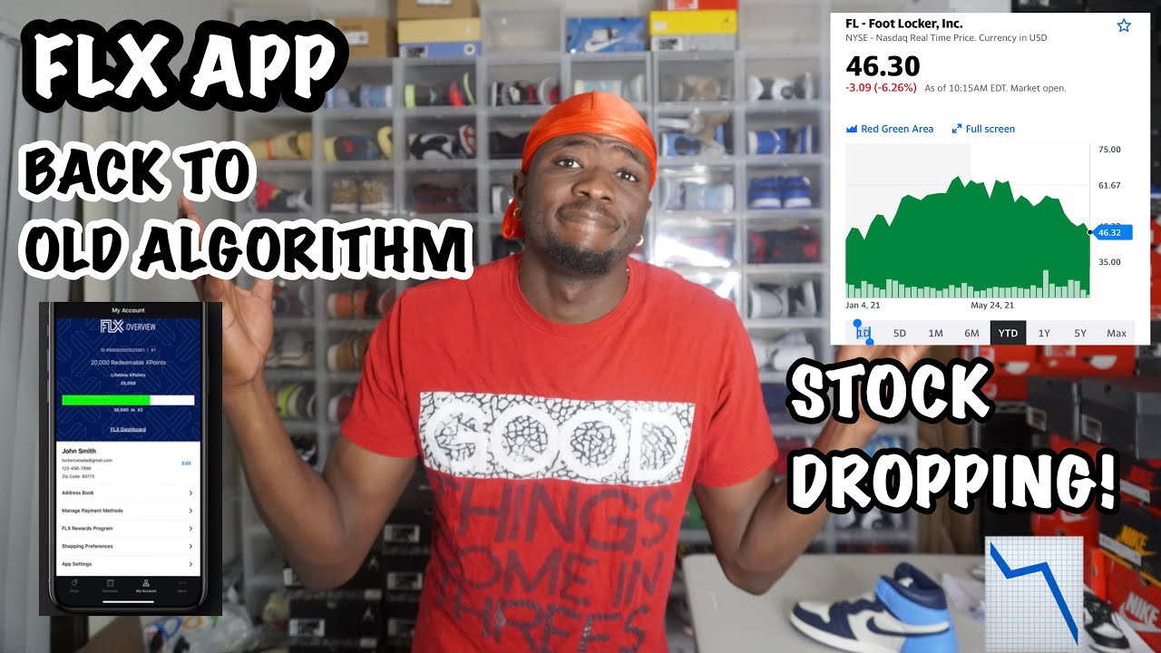 Footlocker stock is going DOWN! FLX APP going BACK to the OLD ALGORITHM!