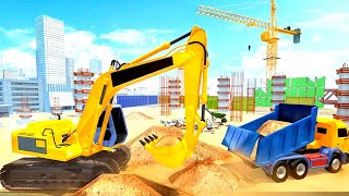 Heavy Excavator Construction Truck Simulator - Android GamePlay HD screenshot 2