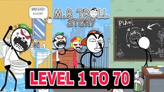 Level 1 to 70 Mr Troll Story - Word Games Puzzle | Android ios Gameplay screenshot 5