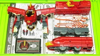 【コマ撮り】プラレール　新幹線変形ロボ　DXS13　ブラックシンカリオン紅
