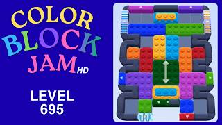Color Block Jam Level 695 Solution Walkthrough