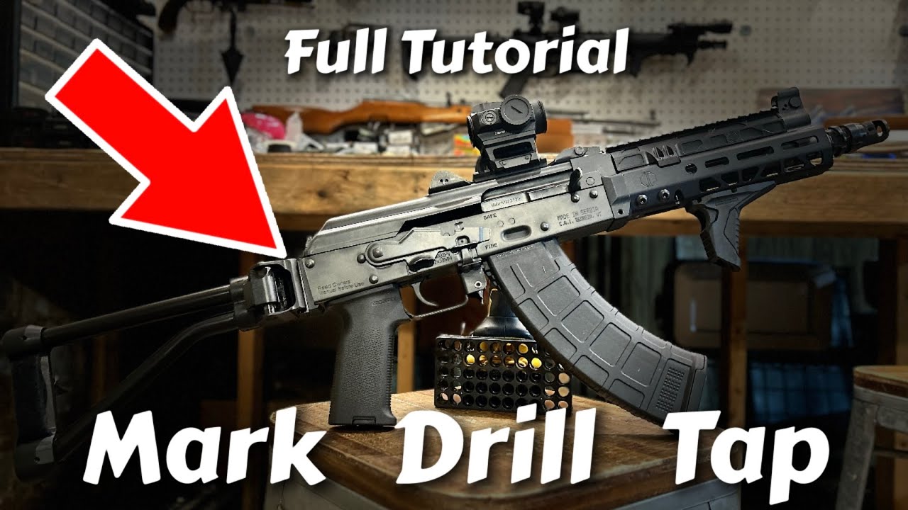 How to Drill and Tap Your AK Trunnion - YouTube