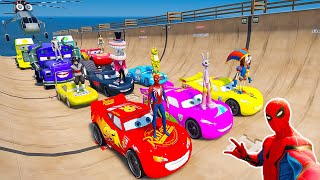 GTA V SPIDER-MAN 2, FIVE NIGHTS AT FREDDY'S, POPPY PLAYTIME CHAPTER 3 Join in Epic New Stunt Racing screenshot 3
