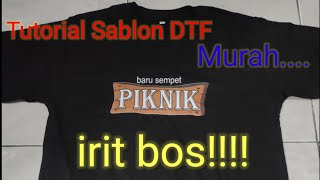Cara Sablon DTF dengan Setriaka || Tutorial Sablon DTF dengan Setrika || Sablon DTF Murah