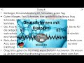 Dialoge B1  | Deutsch lernen durch Hören | 3 |