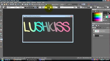 GLITTER TEXT IN PAINT SHOP PRO LUSHKISS