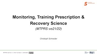 0. Introduction - MTPRS Seminar (ws21/22)