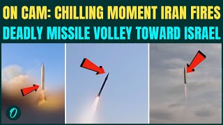 Us Iran War Chilling  Moment Irans Khorramshahr4 Monster Missiles Take Off To Pound Tel Aviv