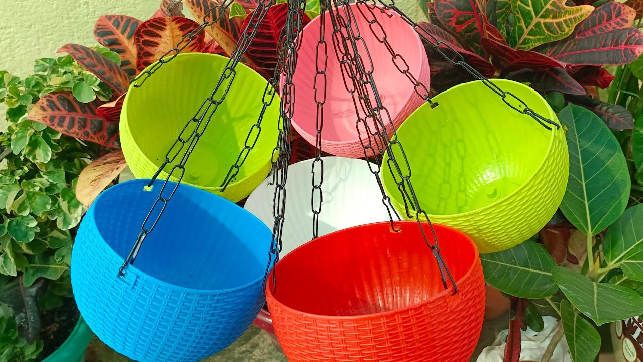 Unboxing hanging pots from FLIPKART with full detailed review YouTube