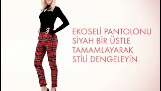 Nasıl Giyilir: 1 Ekose Pantolon 2 Stil