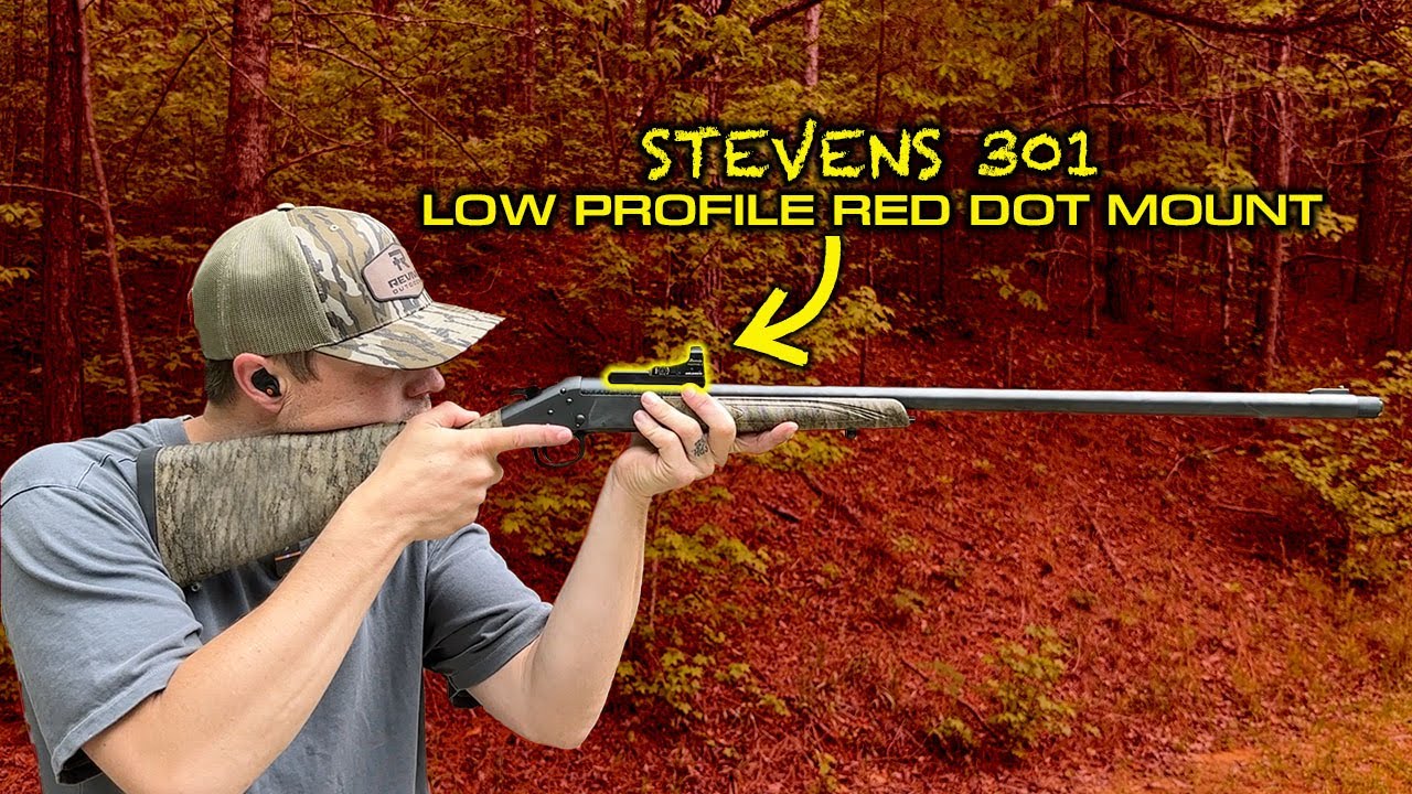 Stevens 301 Low Profile Red Dot Mount from Meadow Creek Mounts | Code REVIVE for 10% off!
