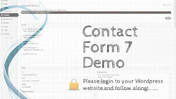 Tutorial: Contact Form 7 (Wordpress plugin)