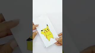 #diy #craft ideas/ #art #gift #paperart #queenshome #pikachu #love #origami #papercraft #kids