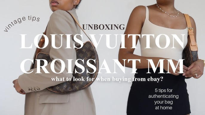 SOURCED: Feat. the vintage @louisvuitton Croissant PM sourced w