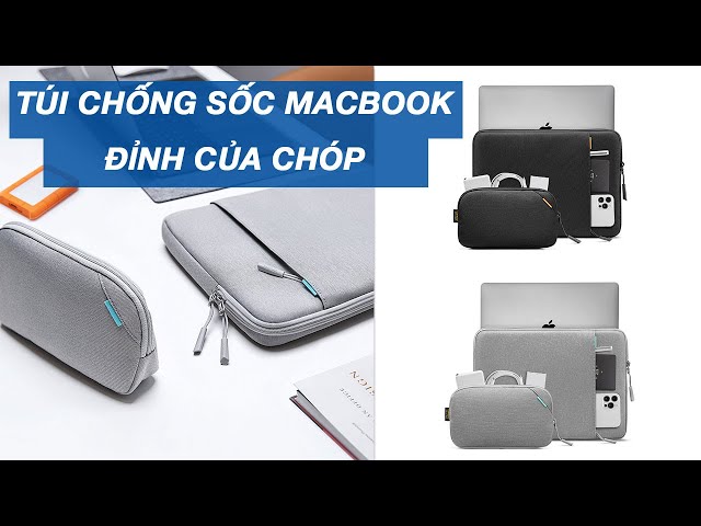 Mẫu túi chống sốc macbook 13inch, 14inch bán chạy nhất của Tomtoc