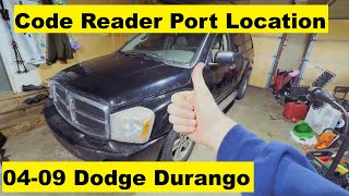 Sports Performance Code Reader Port Location Dodge Durango 04 05 06 07 08 09 2004 2005 2006 2007 2008 2009