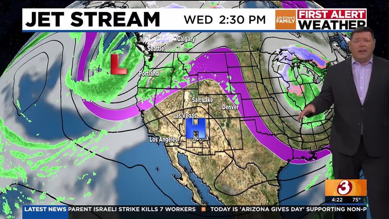 Warmer temps return to Phoenix, cool down on the way - YouTube
