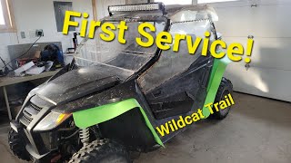 First Service !!! Wildcat 700