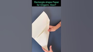 How to Make square shape Origami Paper from Rectangle shape paper? #viral #shorts #youtubeshorts