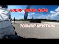 300HP HAYABUSA DESTROYS AT INDY AIRSTRIP ATTACK 1/2 MILE RACING!