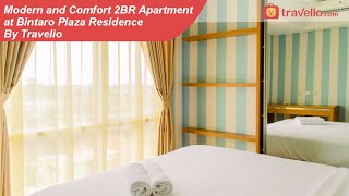 Room Tour Modern and Comfort 2BR Apartment at Bintaro Plaza Residence