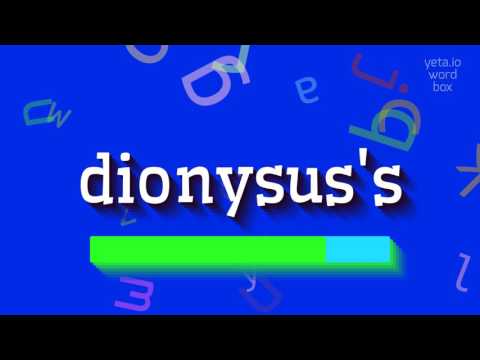 Video: Dionysoksen sauva, kietoutunut muratti- ja rypäleenlehtiin (kuva)
