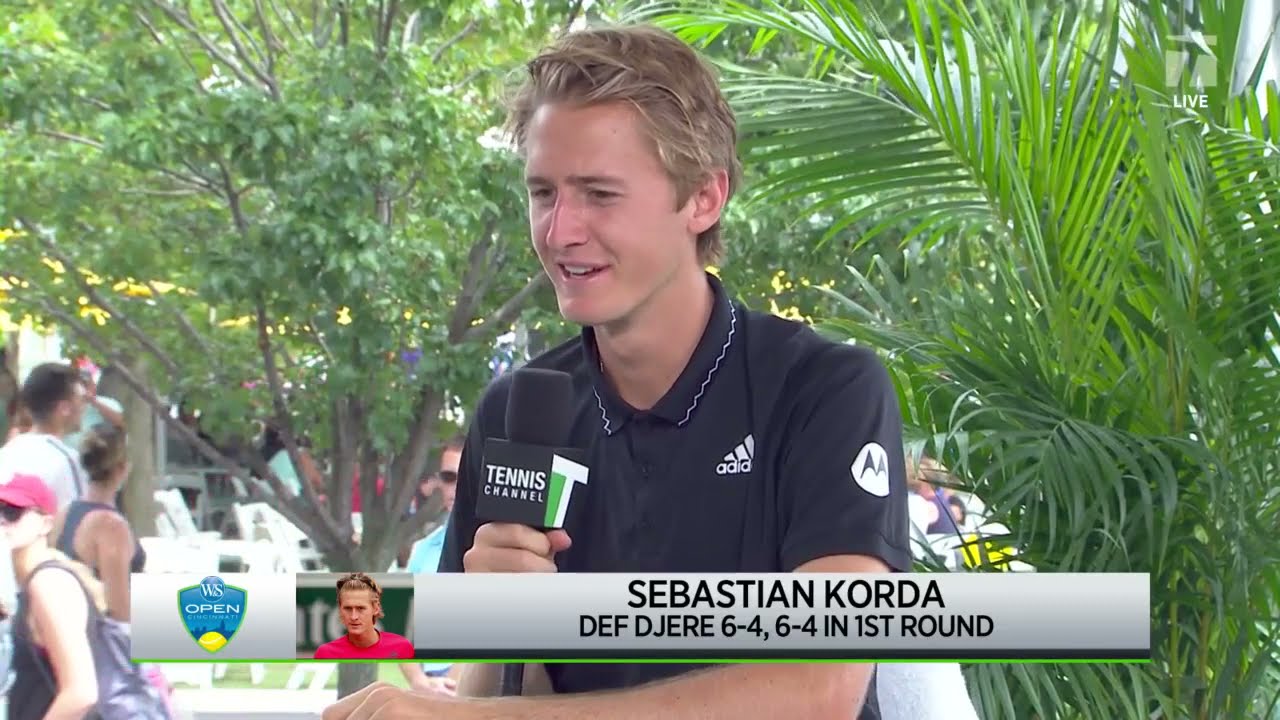 Sebastian Korda 2021 Cincinnati First Round Win Interview