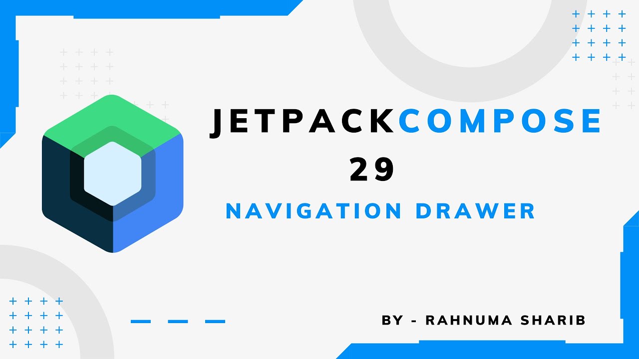 Jetpack Compose tutorial in Hindi #29 - Navigation Drawer - YouTube
