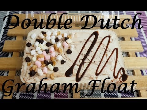 Double Dutch Graham Float | Double dutch float | Ice box cake | Graham Float | No bake dessert