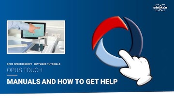 Access Software and Instrument Manual | OPUS TOUCH Tutorial | Getting Started #2