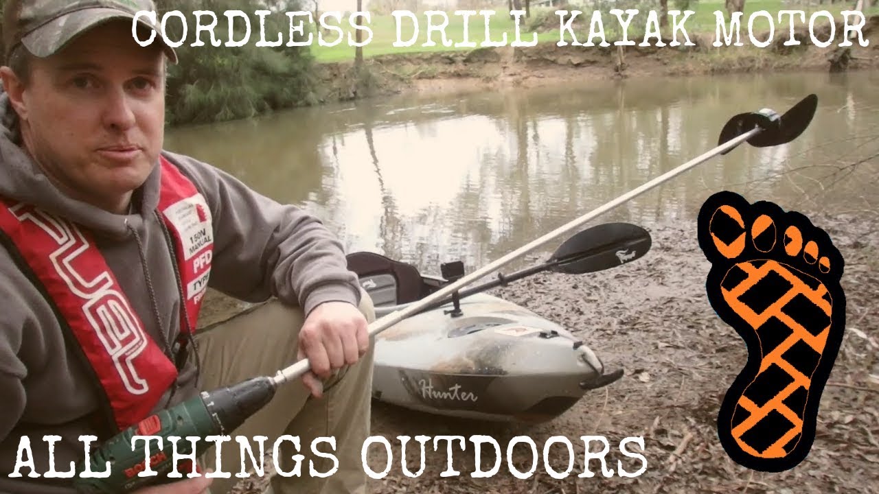 Cordless Drill Kayak Motor