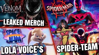 Spider-Verse 2 New Team, Venom 2 Leaked Merch, Space Jam 2 Controversy & MORE!!