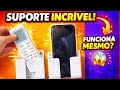Suporte Para Celular e Controle Remoto De parede