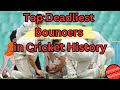 Top Deadliest Bouncers in Cricket History || Knowledge_dispensary || By Shivam