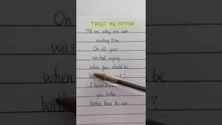 Shawn Mendes - Treat You Better Lyrics Music 2021