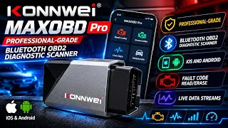 Konnwei MAXOBD Pro OBD2 Car Port Bluetooth Interface Diagnostic Tool Apple iOS Android Mobile App  screenshot 3