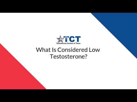 What Is Considered Low Testosterone?
