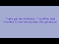 End of video