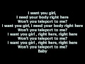 Kid Cudi - Teleport 2 Me, Jamie (Lyrics On Screen) WZRD