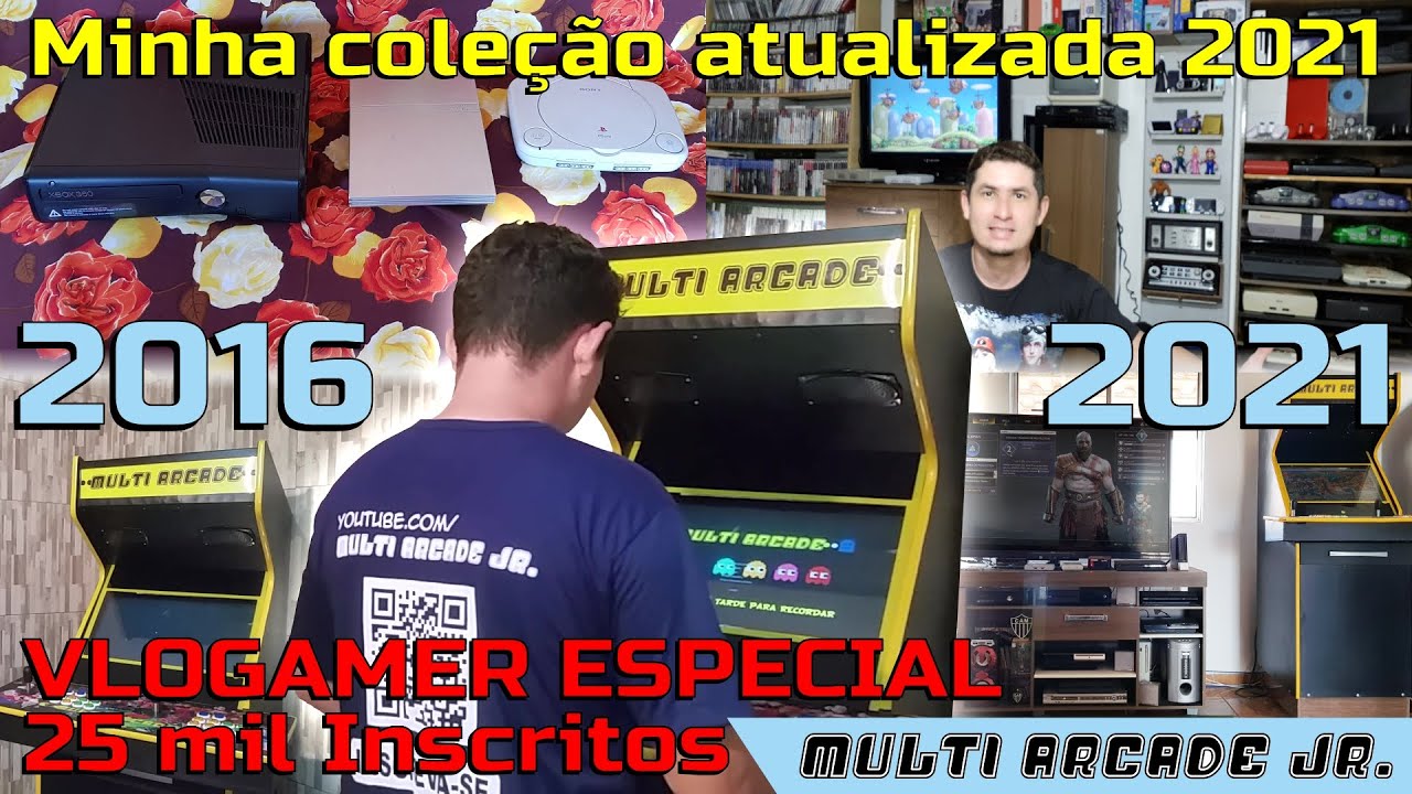 Minha Coleção de Vídeo Games Atualizada!