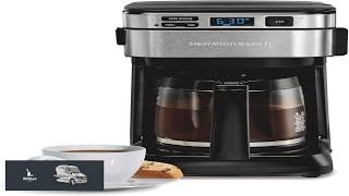 Hamilton Beach 12 Cup Programmable Coffee Maker FrontFill Drip Coffee Maker