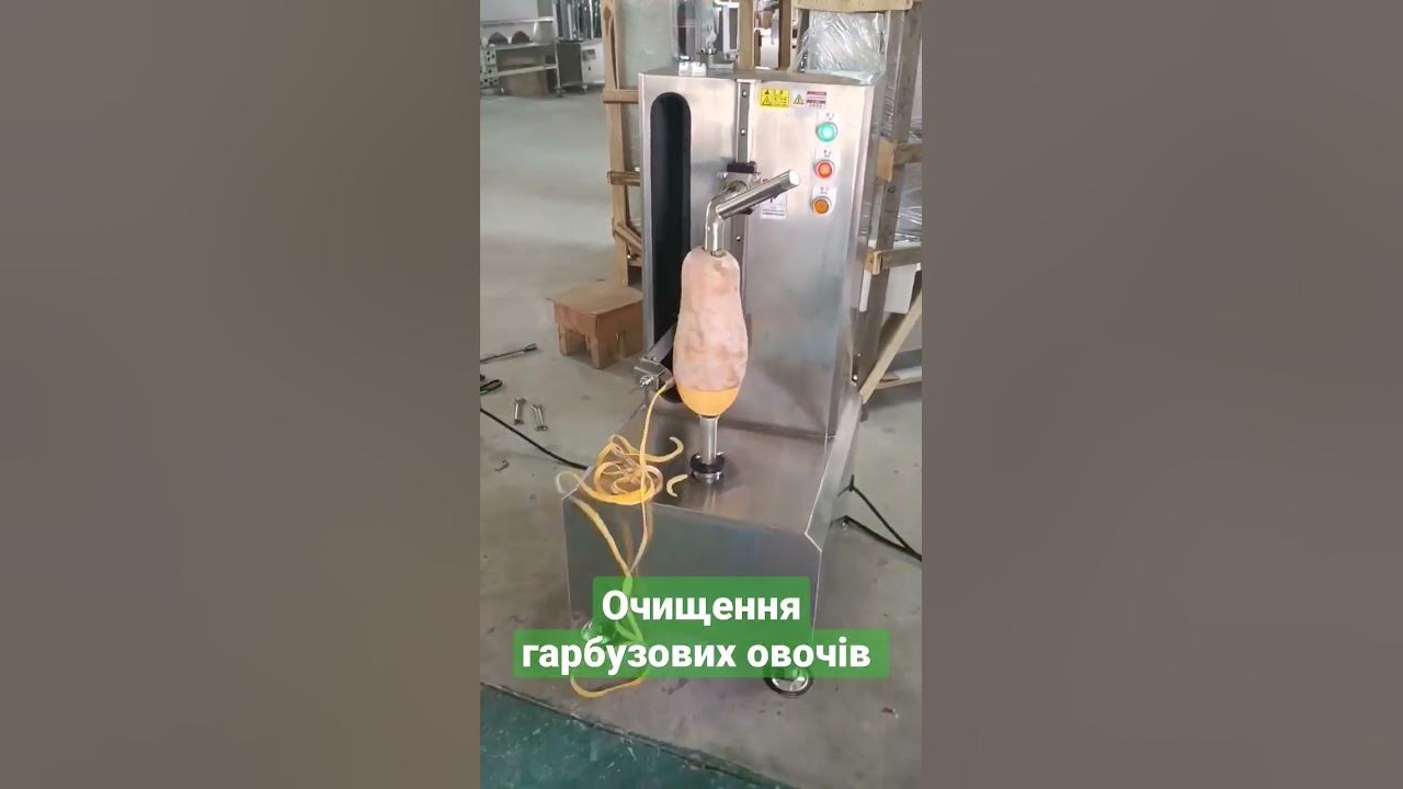 Машина для очищення овочів таких як гарбуз, кавун, диня, баклажани ...